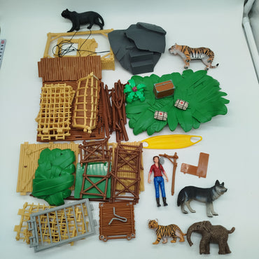 Schleich Bundle Wildtierstation 6x Tiere & Figur ab 3 4 5 Jahre | ✅ geprüft