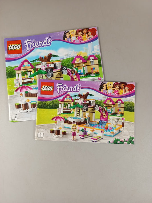 LEGO Bundle Friends 41008 Pool mit Figuren