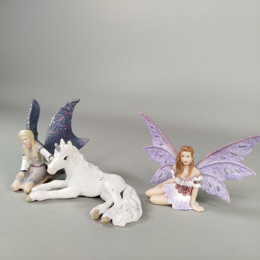 Schleich Fantasy Figuren - Set von 3 Feen & Einhorn, sehr gut