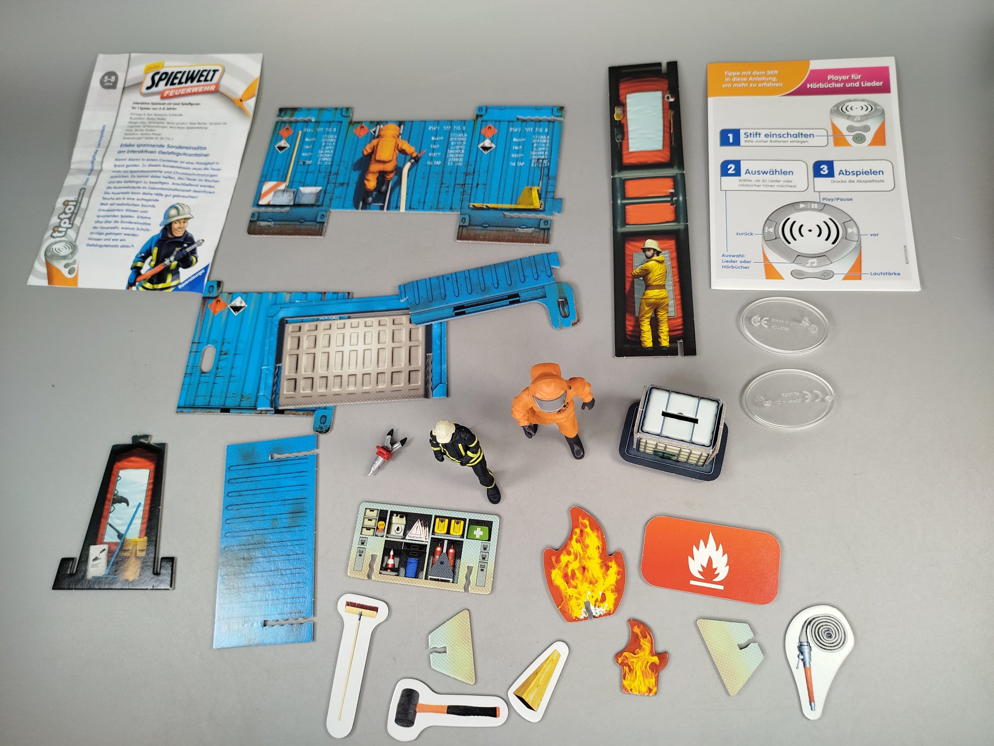 Ravensburger Tiptoi Mini Spielwelt Feuerwehr Set, OVP