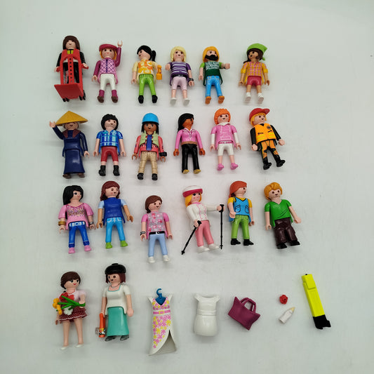 Playmobil Bundle Set von 20 Figuren, gebraucht, ab 3 4 5 Jahre | ✅ geprüft
