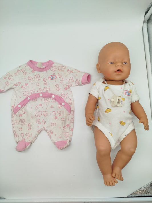 Baby Born Puppen-Set – Puppe mit Kleidung & Schnuller