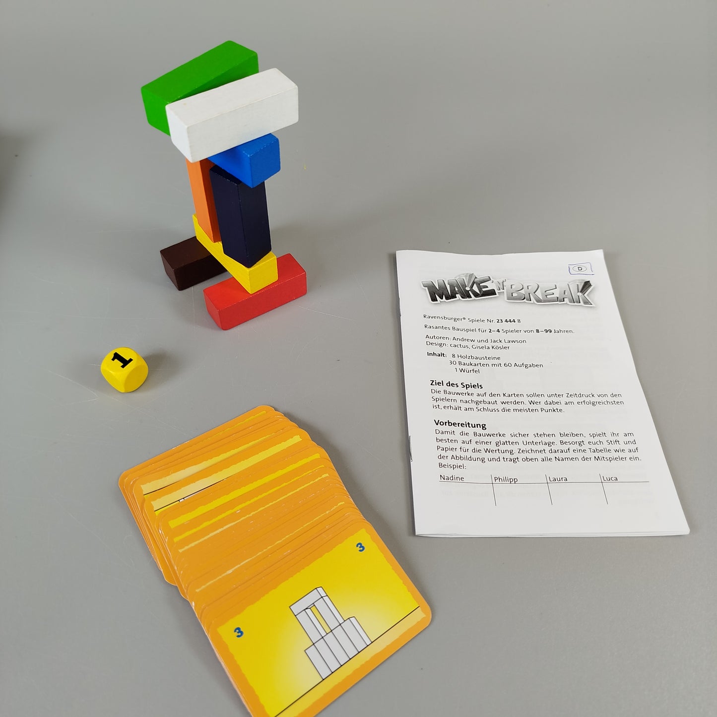 Würfelspiele - Die Siedler von Catan & Make 'n' Break