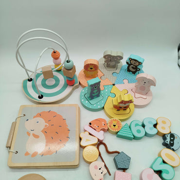 Oh My Baby Bundle Holz 4er Motorik & Puzzle ab 1 2 3 Jahre | ✅ geprüft