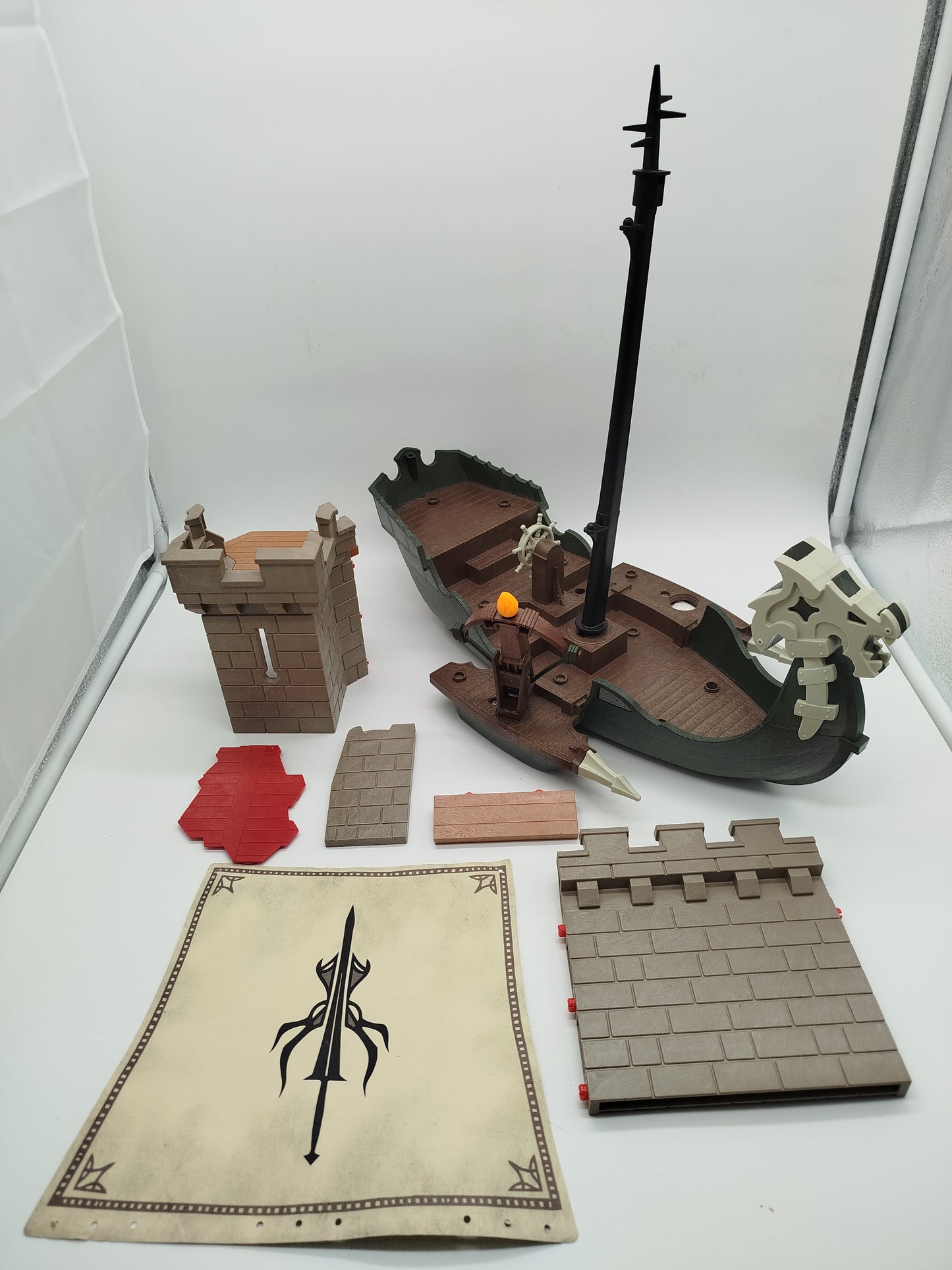 Playmobil Set – Burg, Drachen-Schiff, Wiltopia Nachtlicht