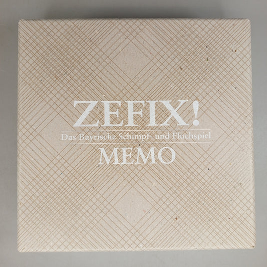 ZEFIX! Das Bayrische Schimpf- und Fluchspiel, Brettspiel, OVP