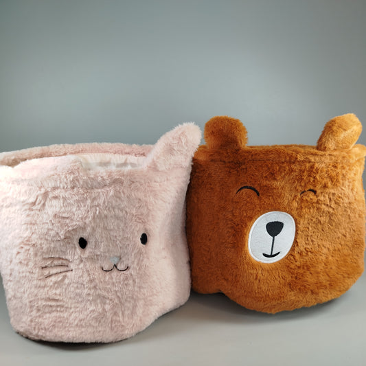 Stoff Aufbewahrungsbehälter Set von 2 für Kinder, guter Zustand