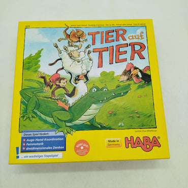 HABA Tier auf Tier 4478 Holzstapelspiel, gebraucht, ab 3 4 5 Jahre | ✅ geprüft