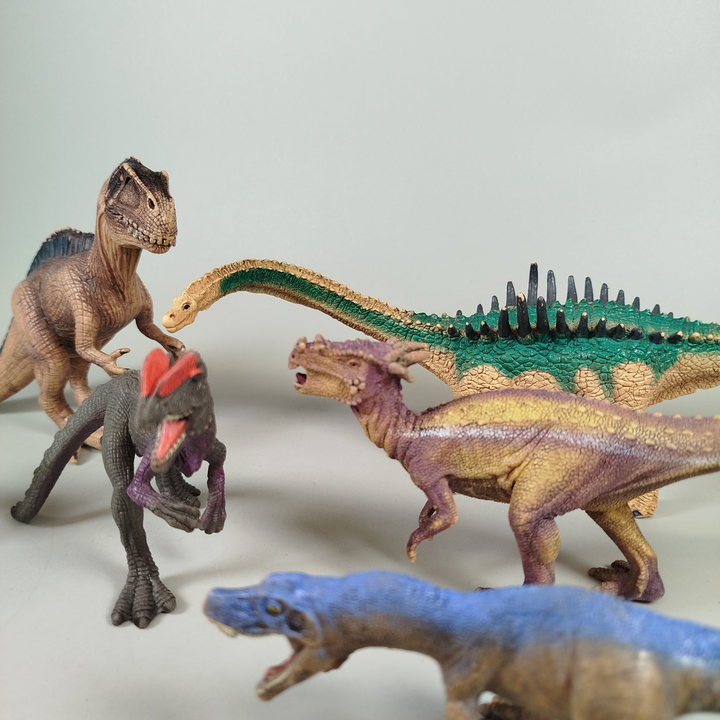 Schleich Dinosaurier Set von 6 Figuren – Urzeit Dinos, sehr gut