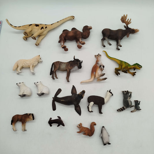 Schleich Bundle Tierfiguren Set von 17