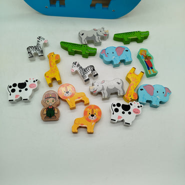 Holzspielzeug Noahs Arche Steckspiel ab 3 Jahre