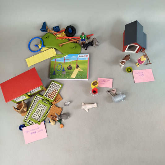 Schleich Bundle Haustiere Set von 4 42420 42536 42291 42376 gebraucht ab 3 Jahre