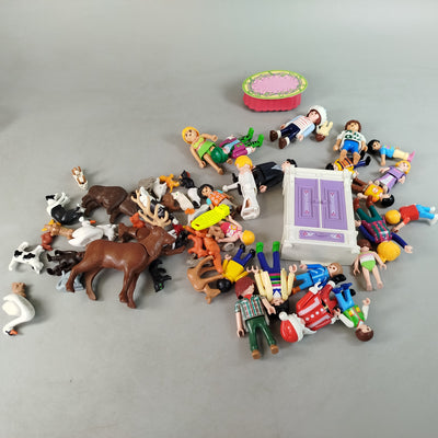 Playmobil Bundle Figuren Möbel&Tiere