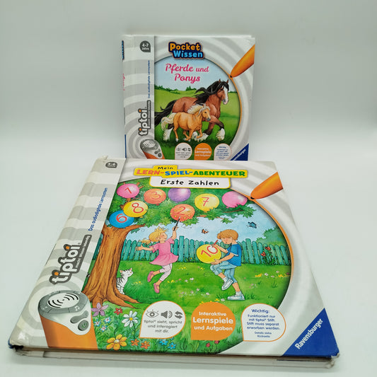 Bundle Ravensburger TipToi Lernspiel-Set, gebraucht, ab 3 Jahre | geprüft