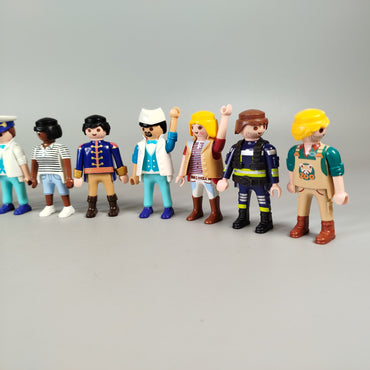 Playmobil Figuren Set von 18 Charakteren – Clown, Cowboy, Feuerwehrmann