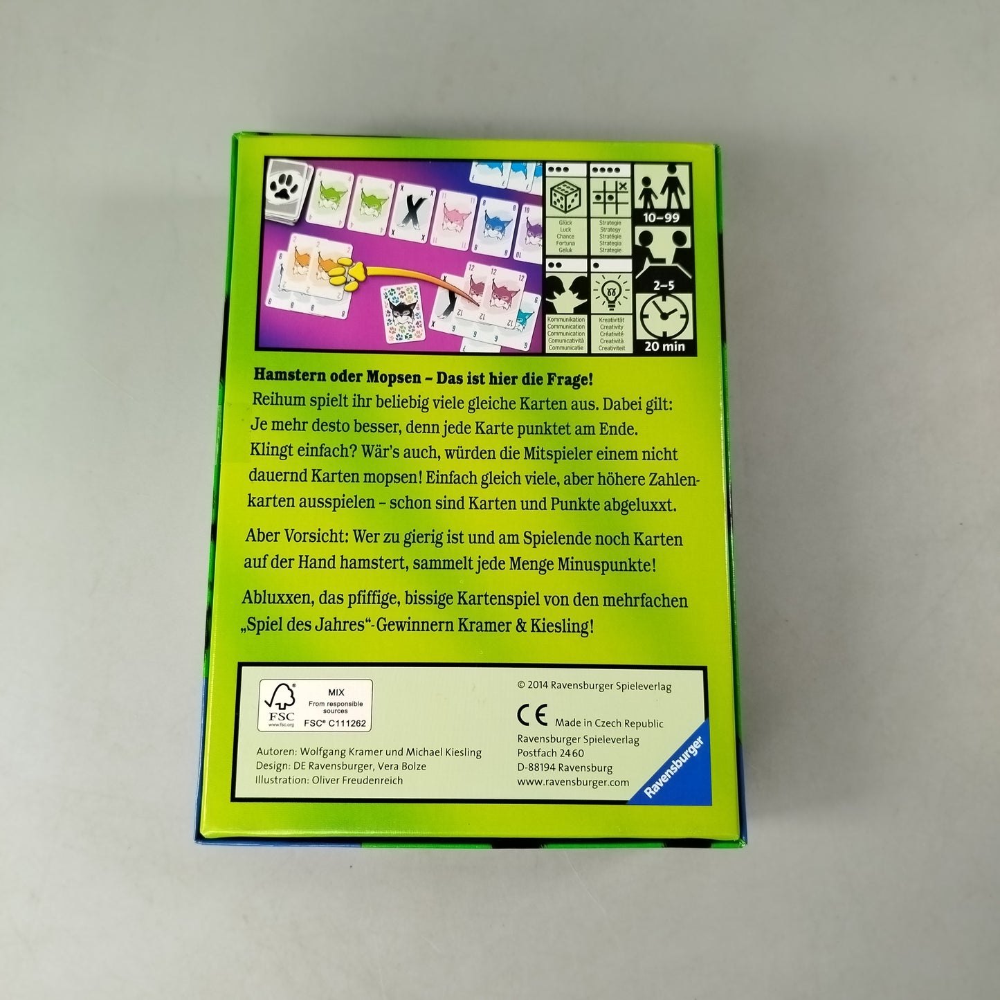 Ravensburger Abluxxen 27108 Kartenspiel