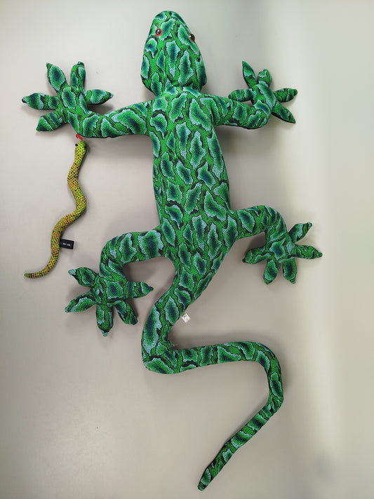 Verschiedene Marken Plüsch Eidechse und Sandtier Schlange, 100cm & 20cm