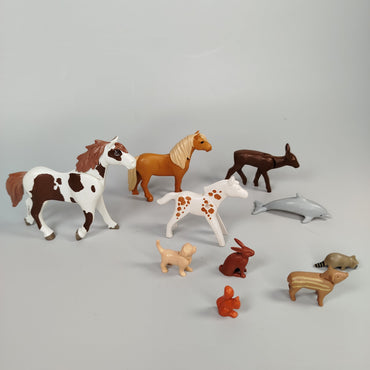 Playmobil Tierfiguren-Set - Bauernhof- & Naturtiere - 10 Stück