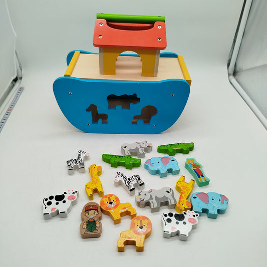 Holzspielzeug Noahs Arche Steckspiel ab 3 Jahre