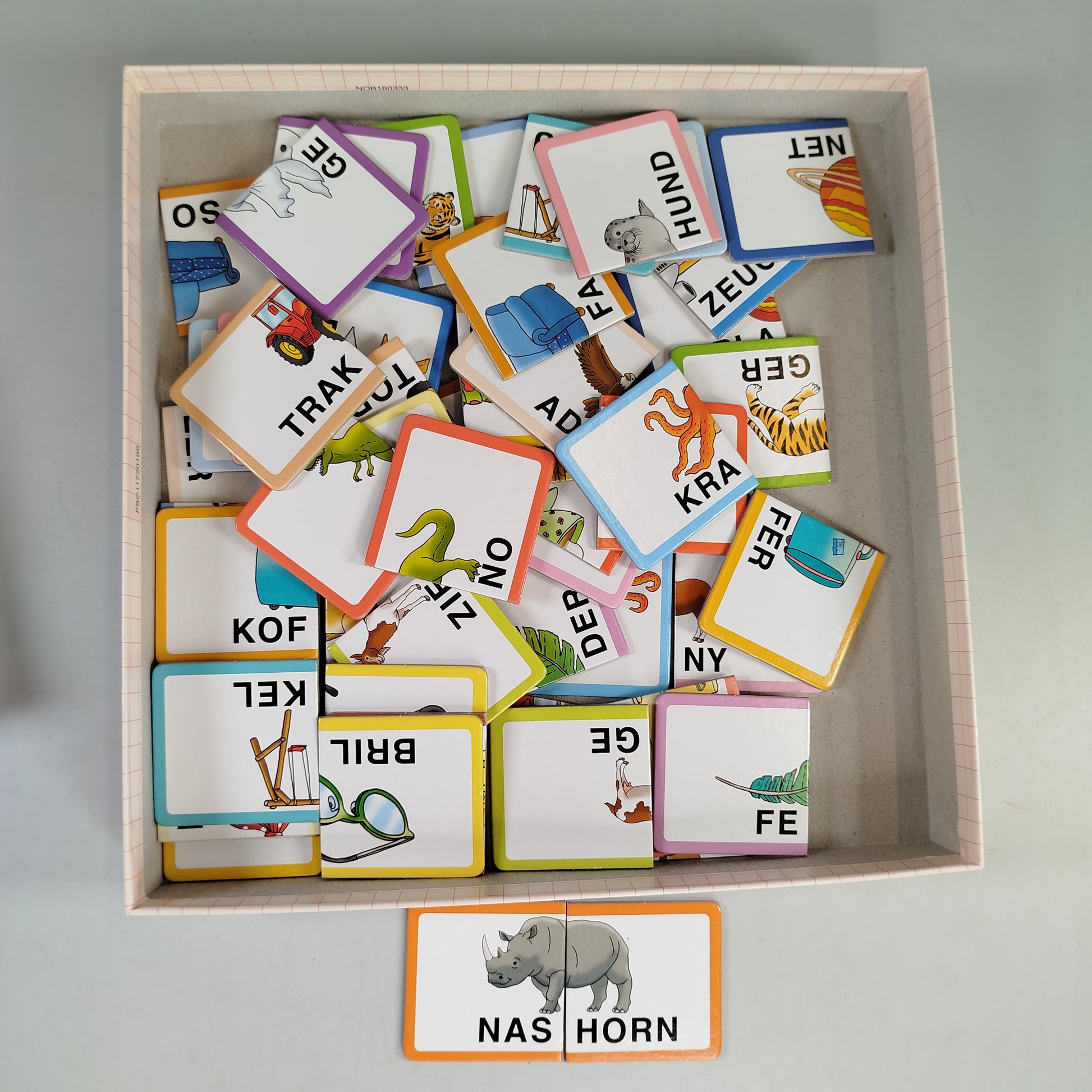 Paletti Memory-Spiel - Silben Memo mit Albert E.