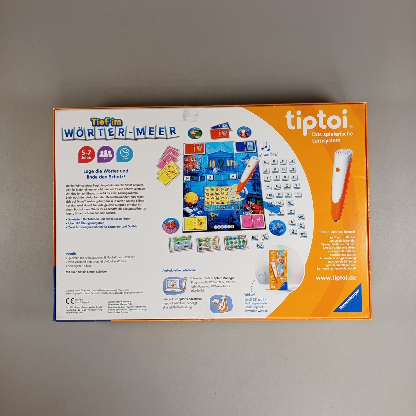 Ravensburger Tiptoi Lernspiel – Tief im Wörter-Meer, gut