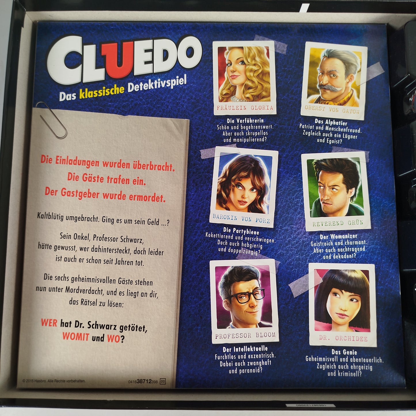 Hasbro Gaming Cluedo Klassische Edition