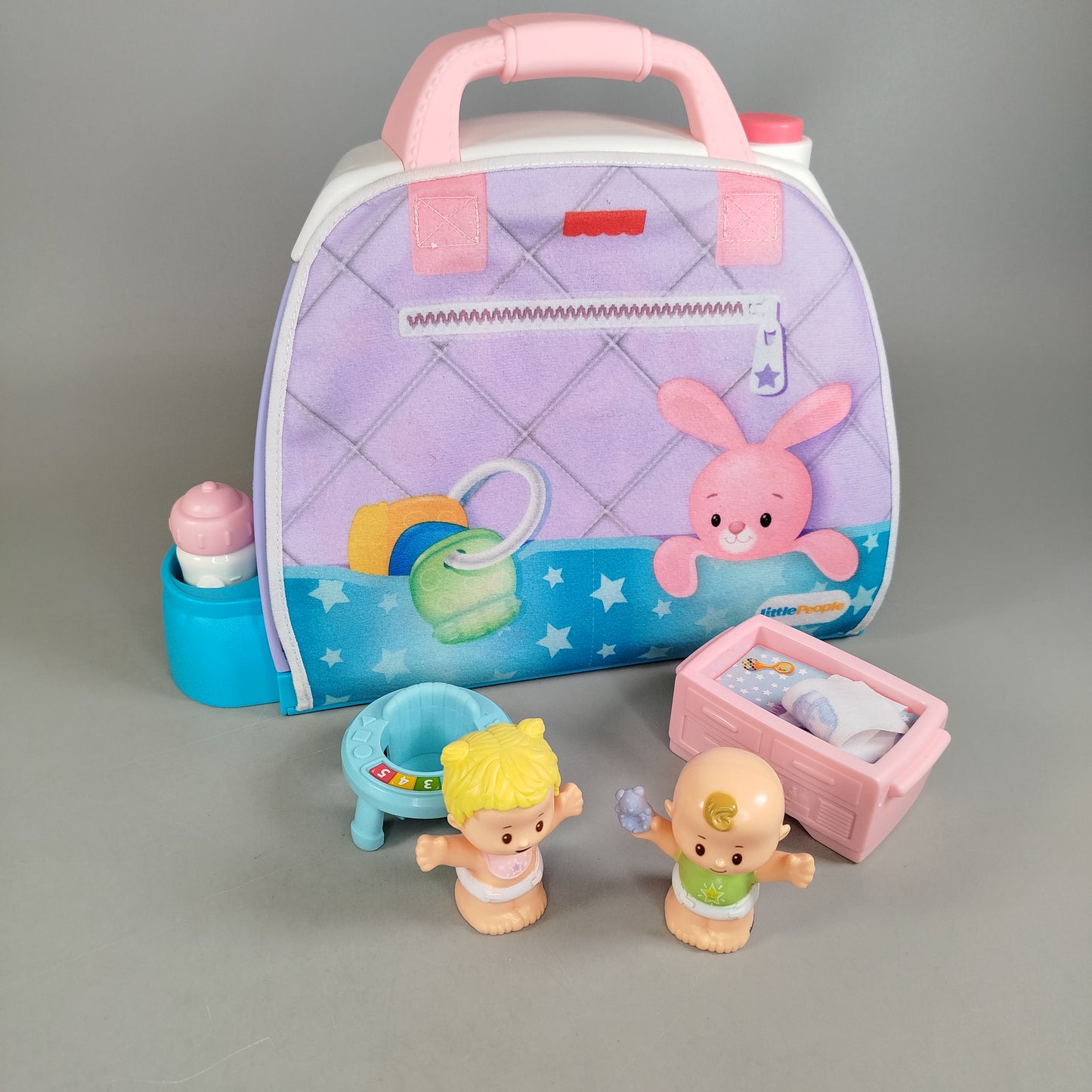 Fisher-Price Little People Babyzimmer Spielset mit Tragetasche
