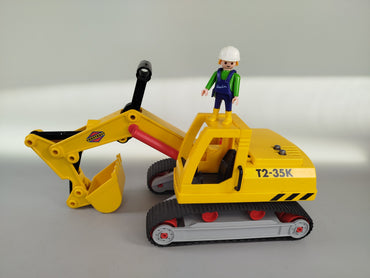 PLAYMOBIL Bundle Garten & Baustelle 3001 Bagger & Zubehör