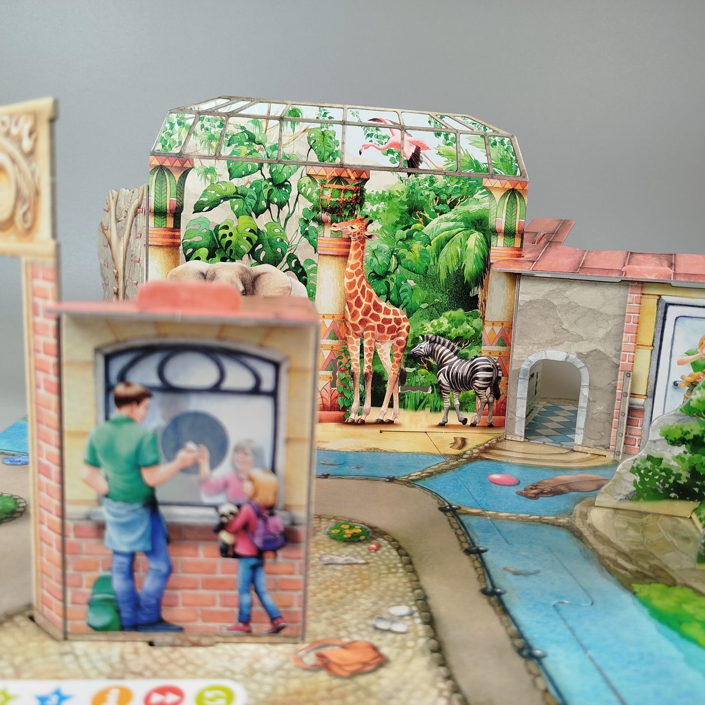 Ravensburger Tiptoi Lernspiel - Tier-Set ZOO, Lernwelt 3D