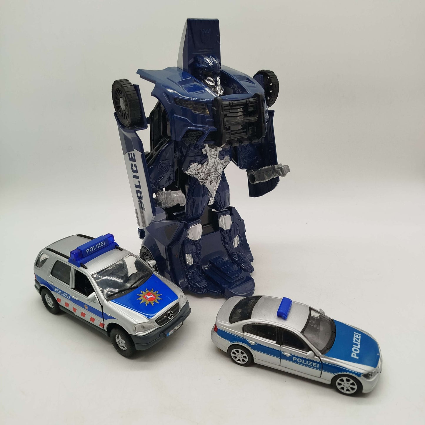Bundle Polizei Set von 3 Roboter & Autos