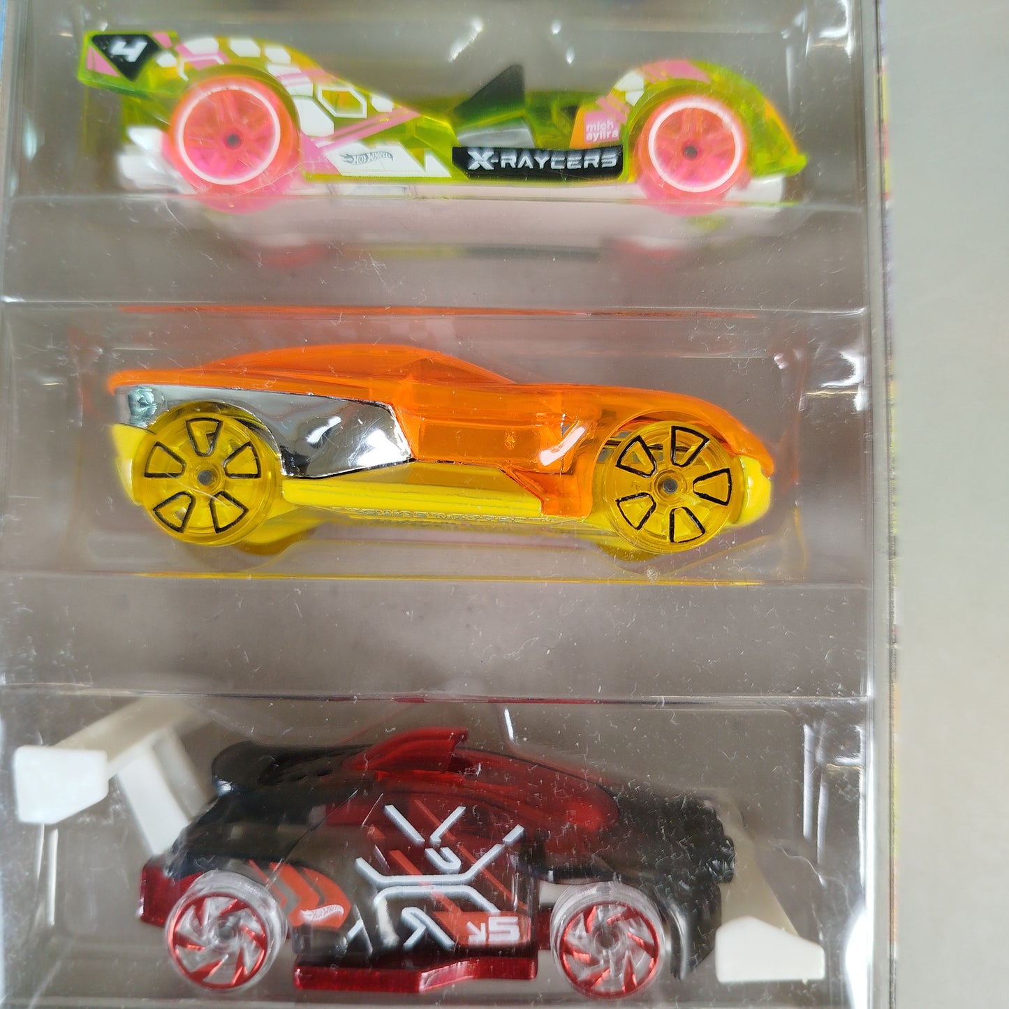 Hot Wheels X-RAYCERS Set 5 Spielzeugautos, OVP, neu