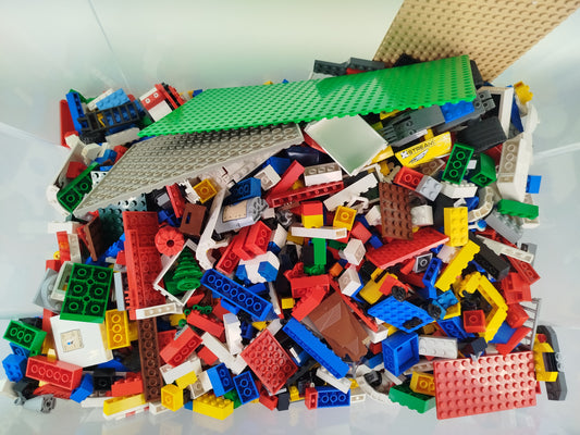Konvolut ca. 4 kg – Lego & Lego kompatible Bausteine, sehr guter Zustand