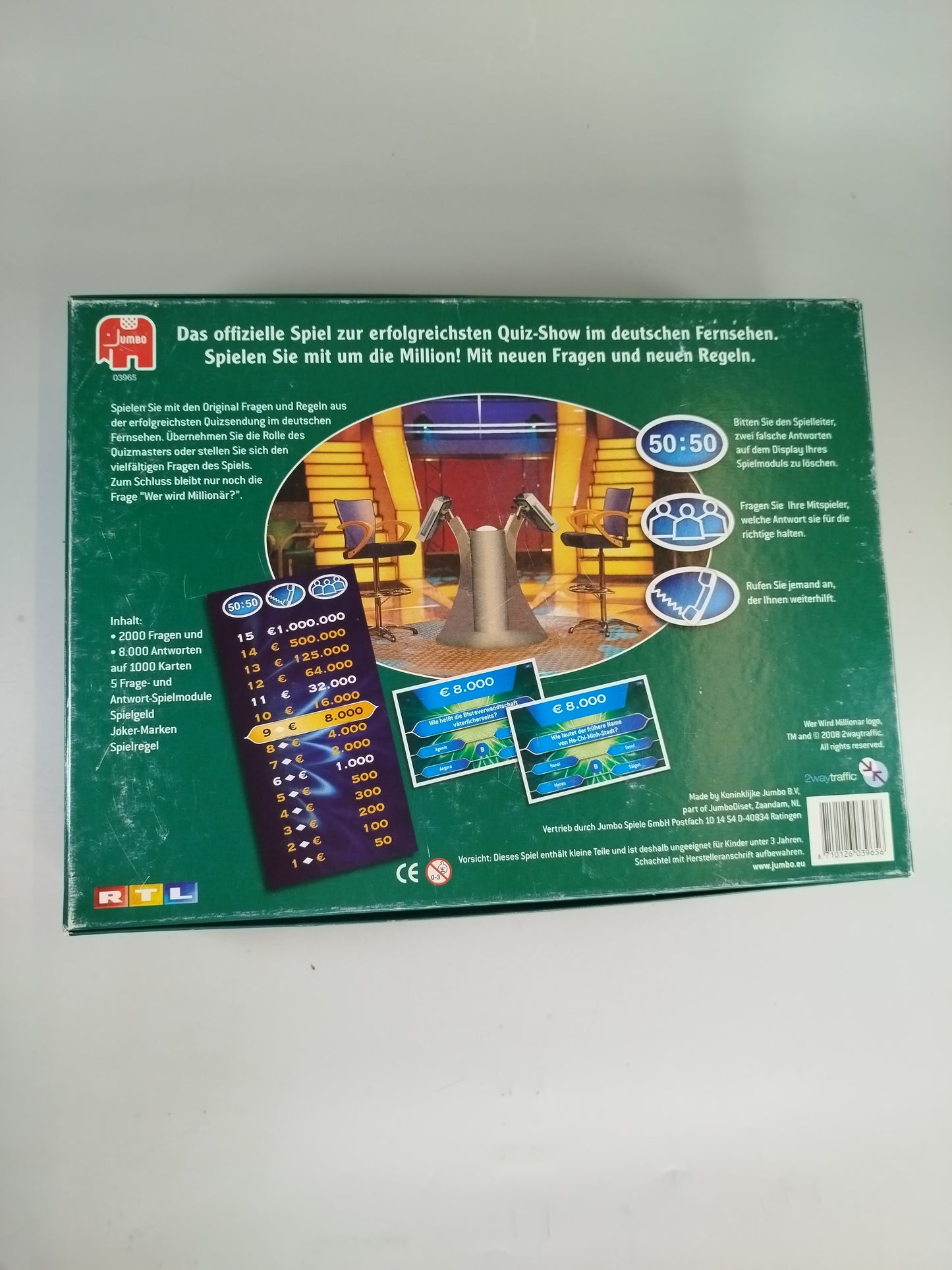 Jumbo Brettspiel – "Wer wird Millionär" (dritte Edition)