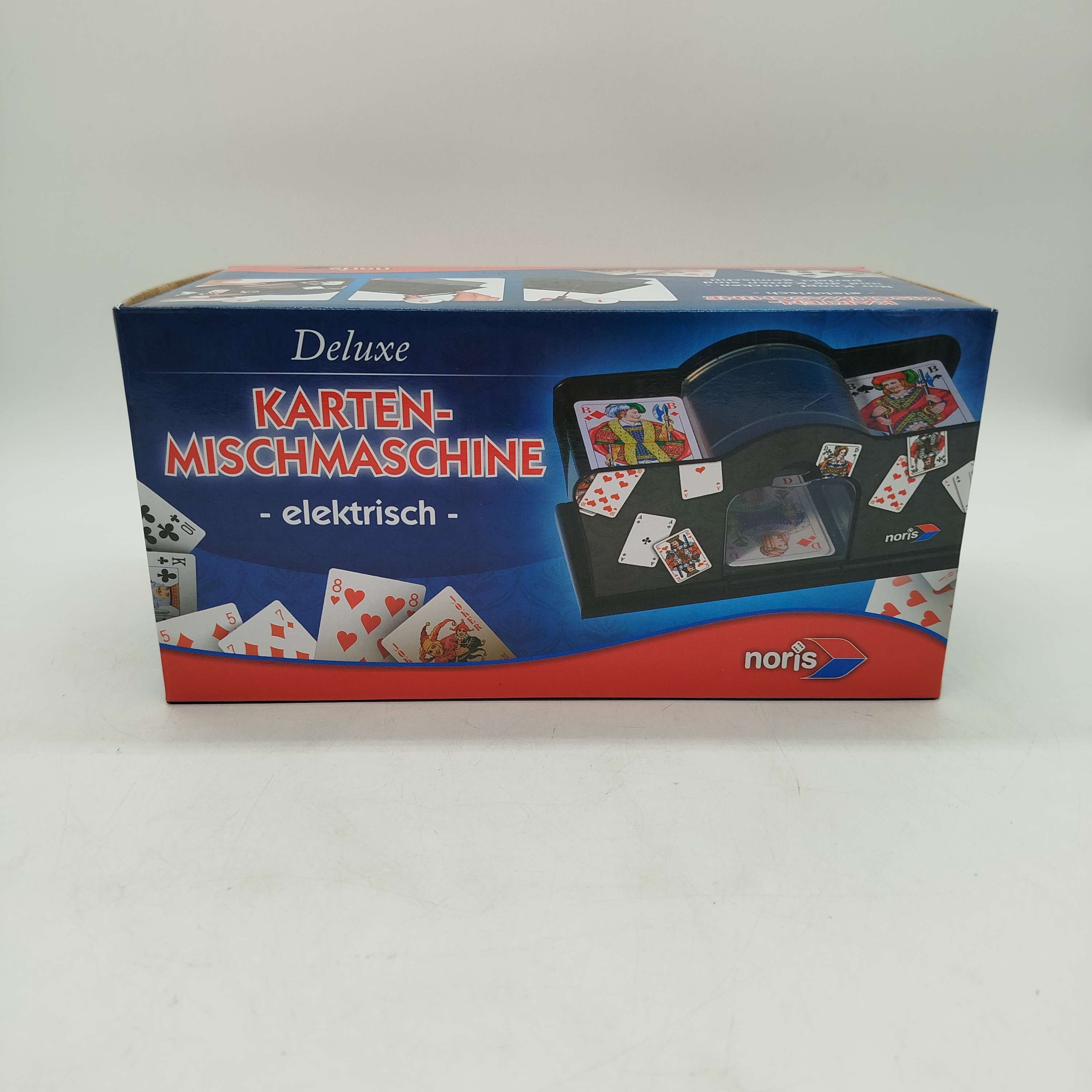noris 606 006391 Kartenmischmaschine, neuwertig, ab 3 4 5 Jahre | ✅ geprüft