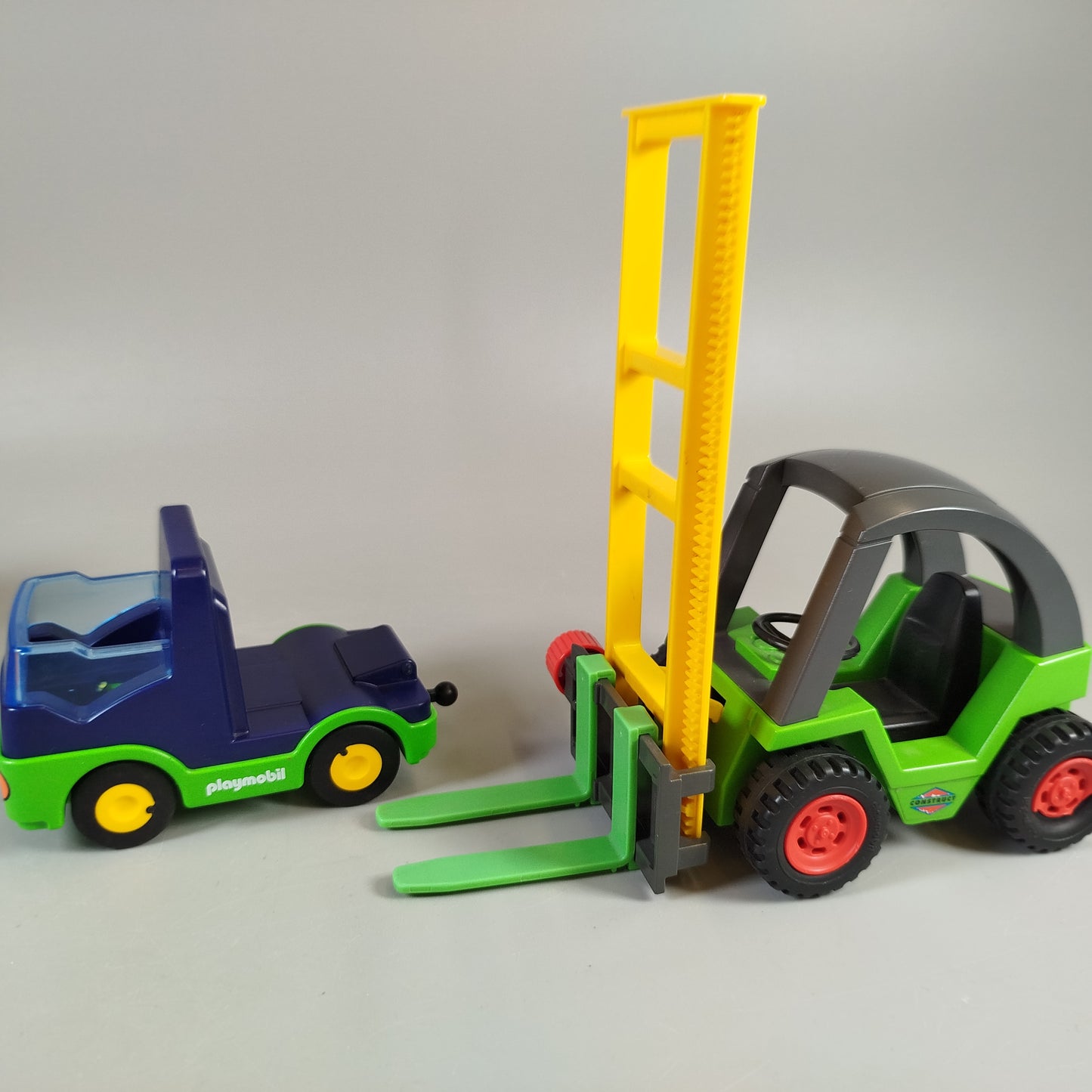 Playmobil Fahrzeug Set von 4 – Müllwagen & Gabelstapler