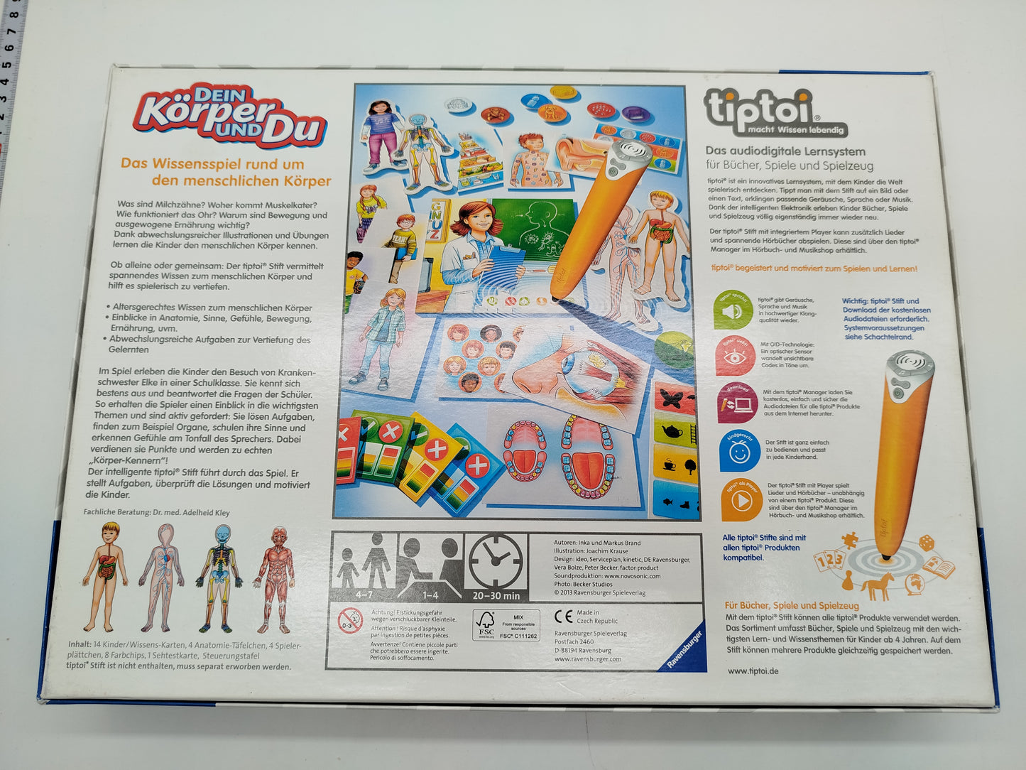 Ravensburger tiptoi Lernspiel - Dein Körper und Du