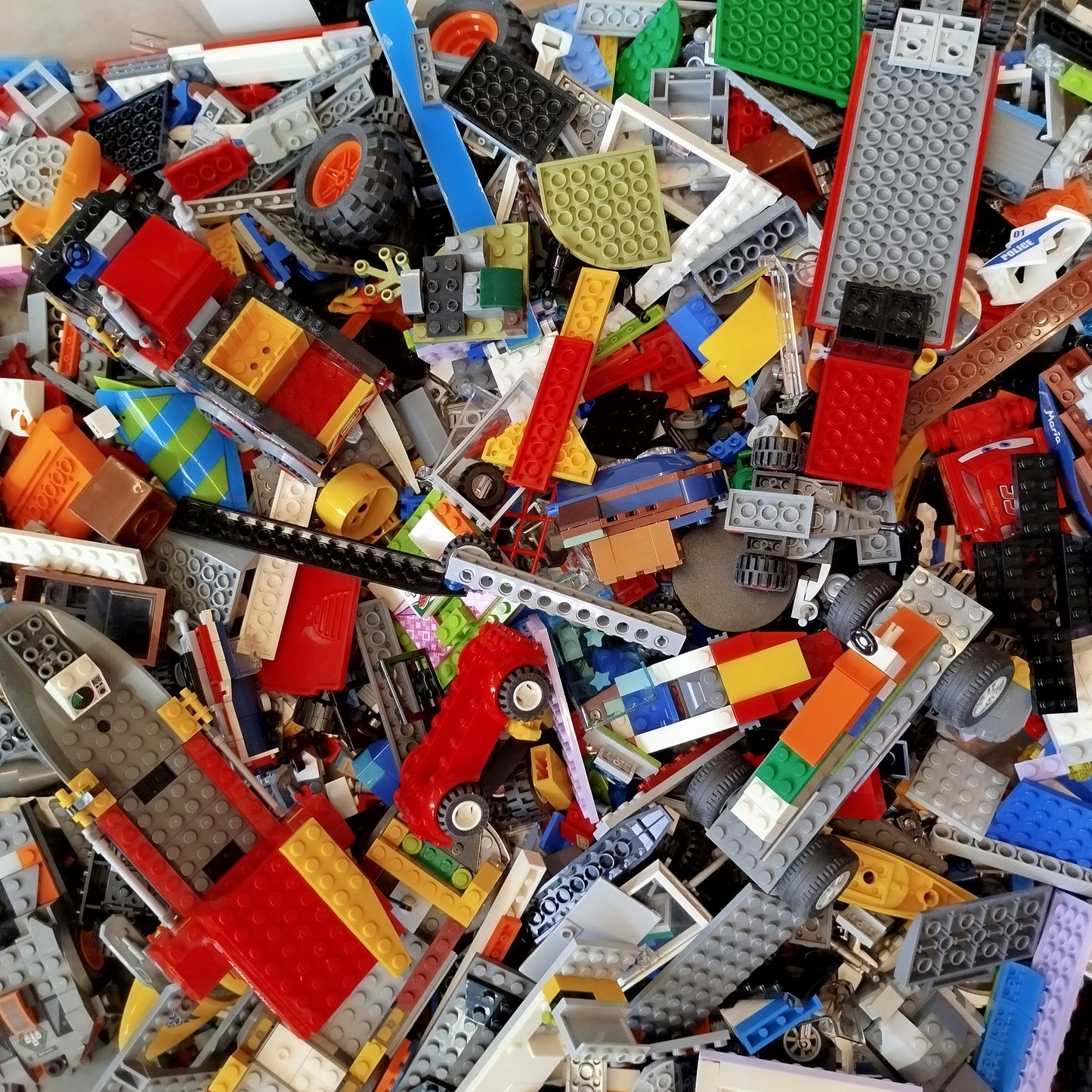 LEGO 4Kg - Konvolut - gemischte Bauanleitungen