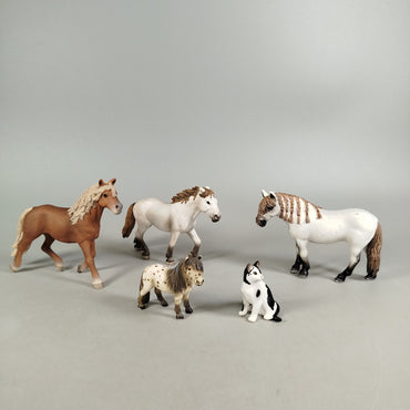 Bundle Schleich 🐴🌟 x5 Tierfiguren, wie neu, ab 3 4 5 Jahre | ✅ geprüft
