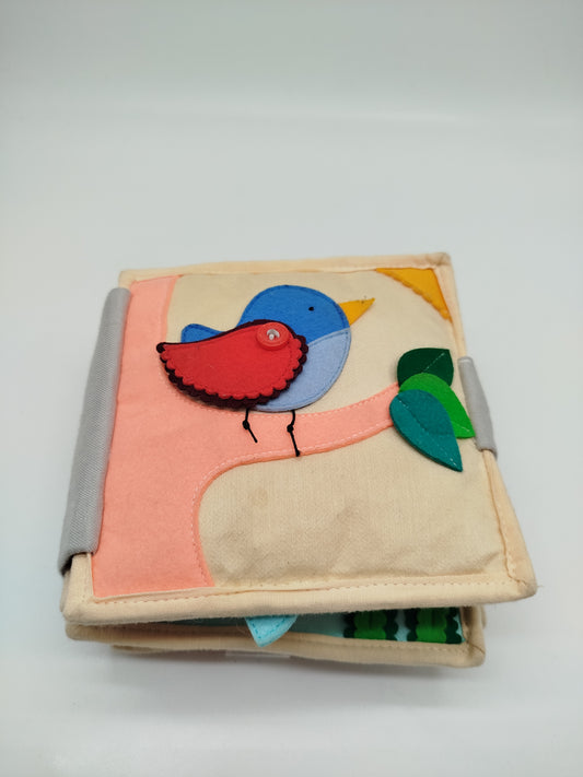 Jolly Designs magischer Voge – interaktives Stoff Aktivitätsbuch für Kleinkinder