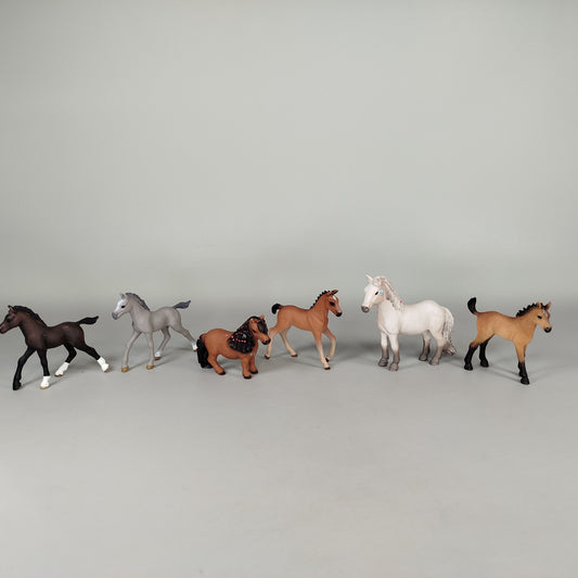 Schleich Pferde Set von 6 Figuren, wie neu