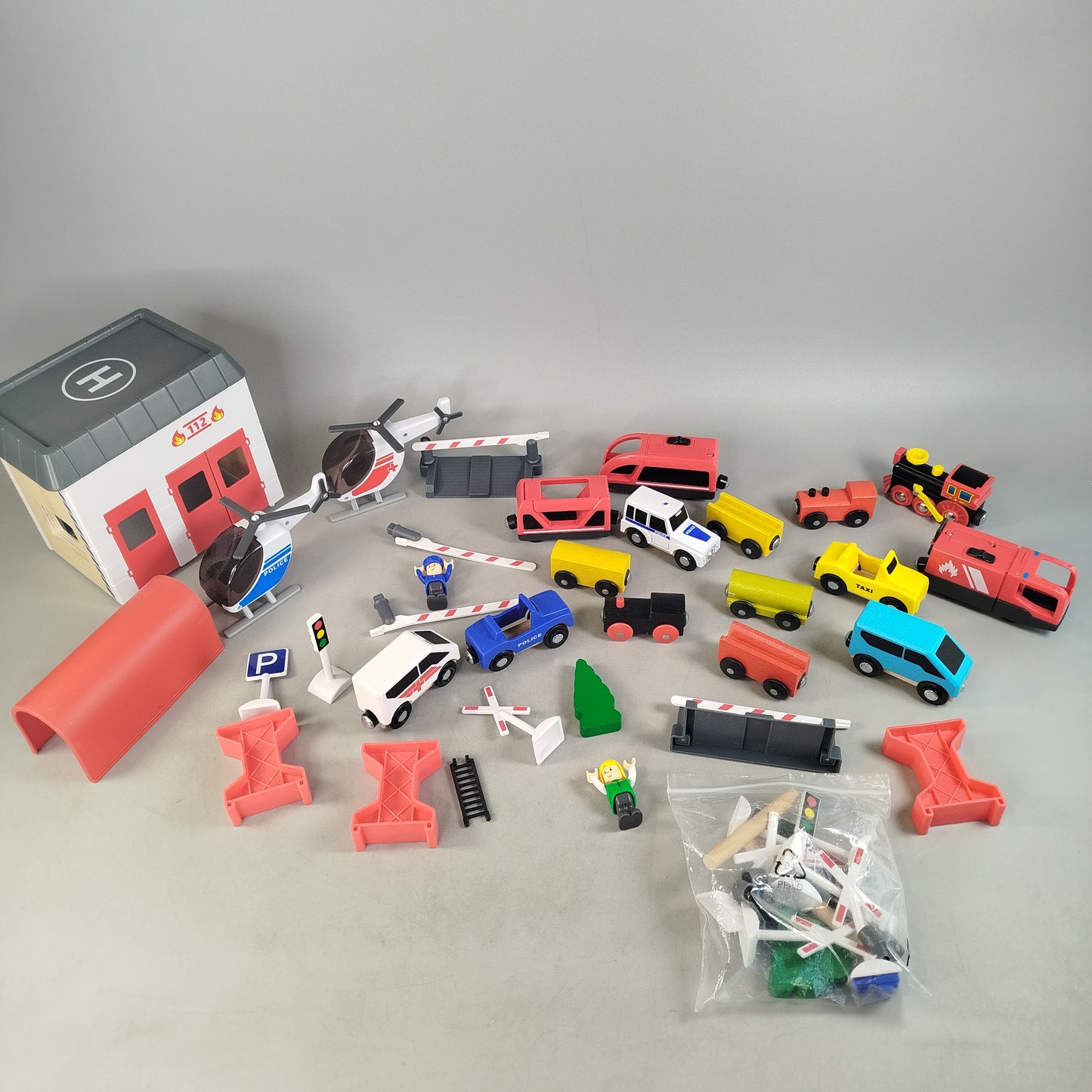Bundle Bahn & Straßen Fahrzeuge Stadtset