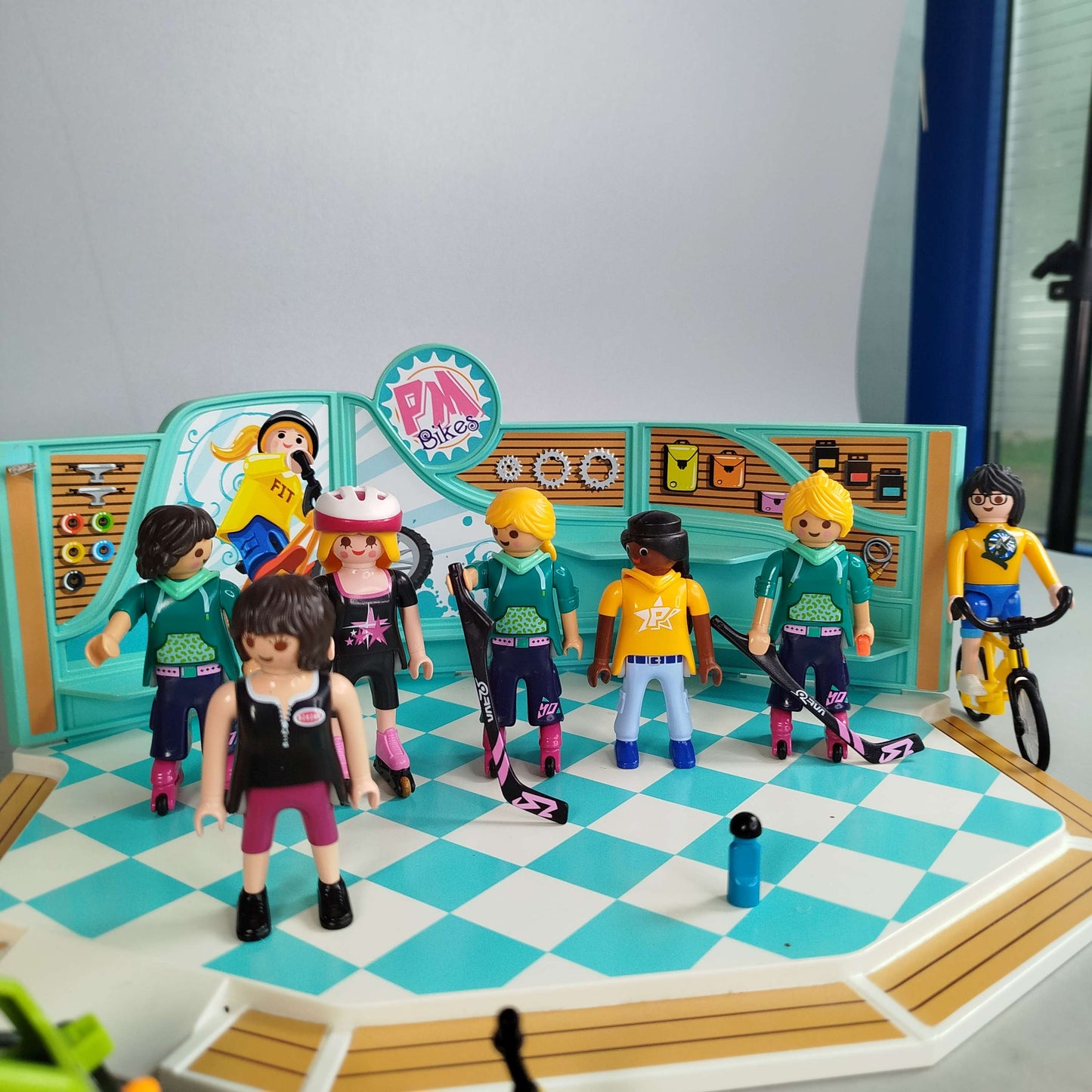 Playmobil 9402 Fahrradladen mit Figuren & Zubehör