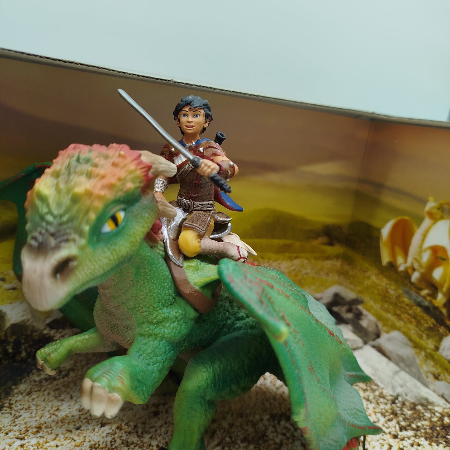 Schleich Bayala Kishay Drachenreiter Figuren Neuwertig