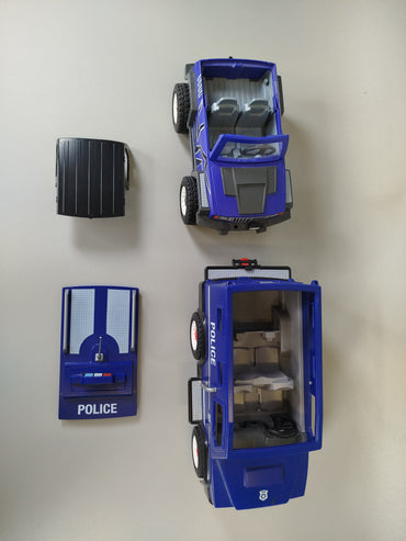 PLAYMOBIL Polizei-Ersatzteilset - Fahrzeugen und Figuren
