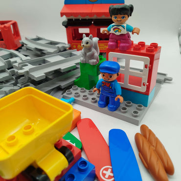 LEGO Duplo Bundle Eisenbahn 925 Zug & Schienen, ab 3 4 5 Jahre | ✅ geprüft
