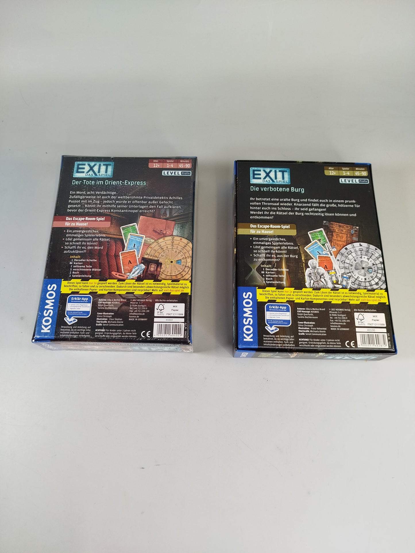 Kosmos EXIT – Set: Der Tote im Orientexpress & Die Verbotene Burg