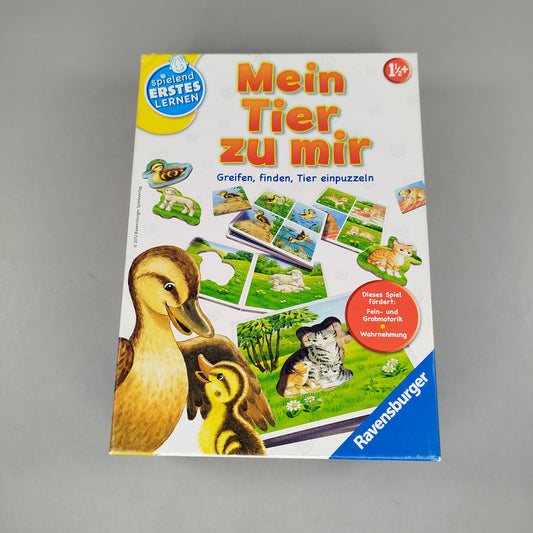 Ravensburger Lernspiel – Mein Tier zu mir, wie neu, ab 1 2 3 Jahre | ✅ geprüft