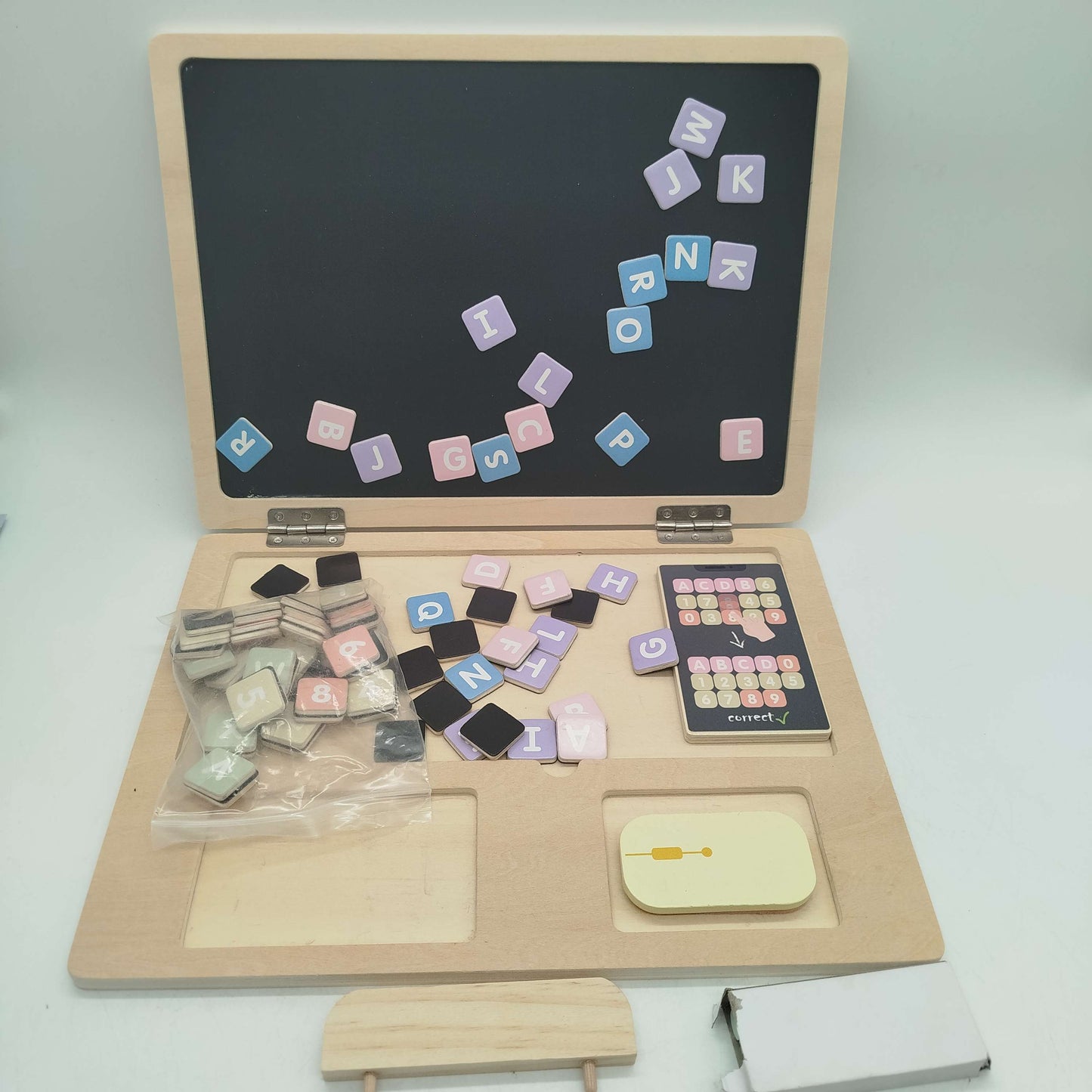 Playland Holz Laptop 1554-AN 84tlg., gebraucht, ab 3 4 5 Jahre | ✅ geprüft