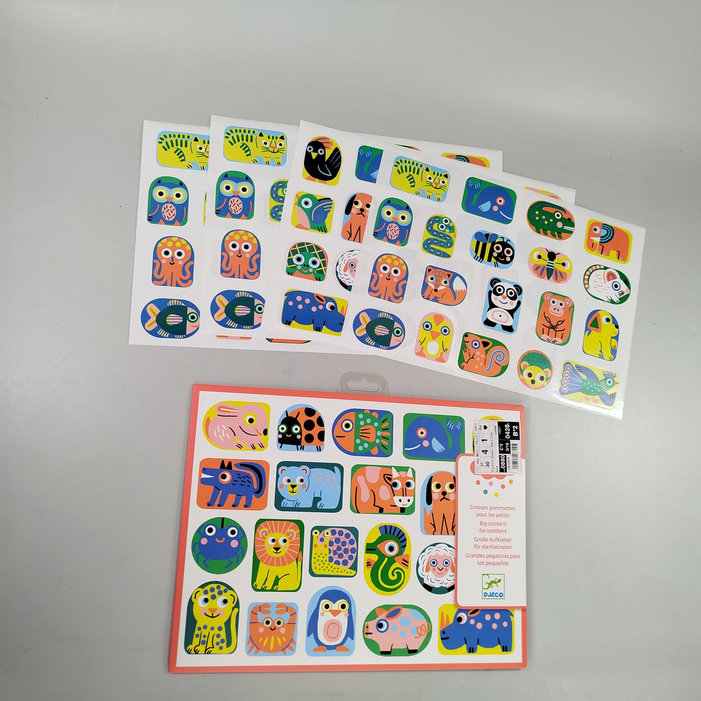 Lernspiel-Set mit Puzzle, Magneten & Stickern