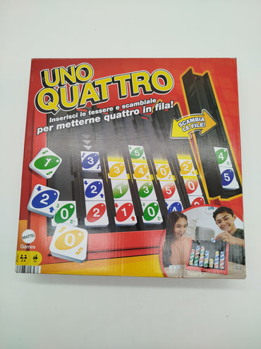Mattel Games UNO Quattro – Gesellschaftsspiel